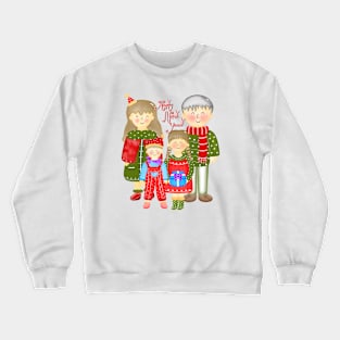 Happy new year family Crewneck Sweatshirt